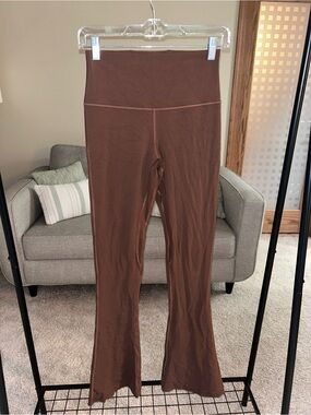 lululemon athletica Brown High-Rise Flare Leggings